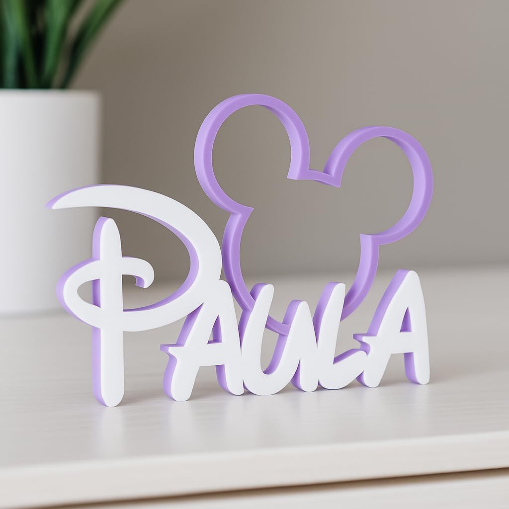 Silueta de Mickey con Nombre