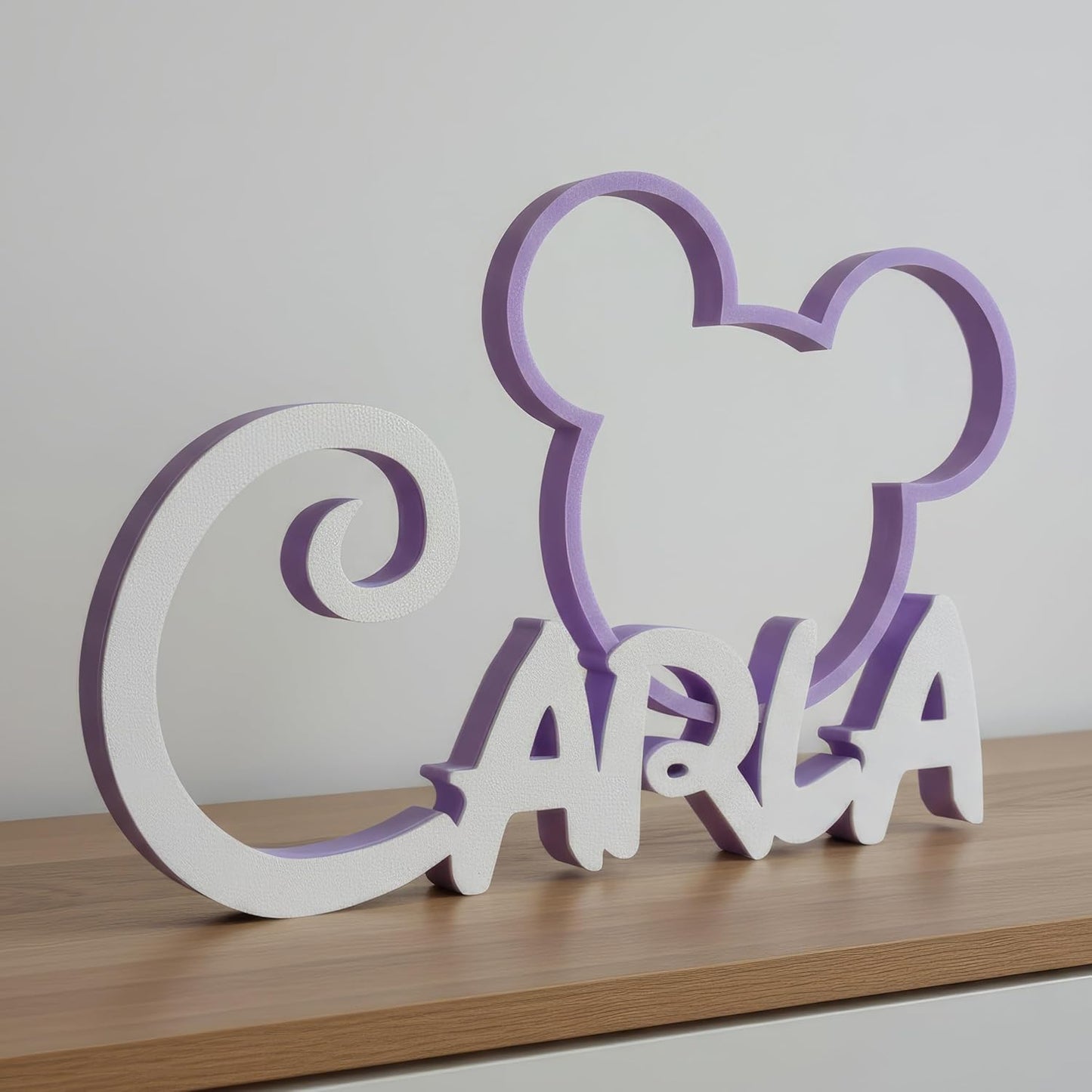 Silueta de Mickey con Nombre