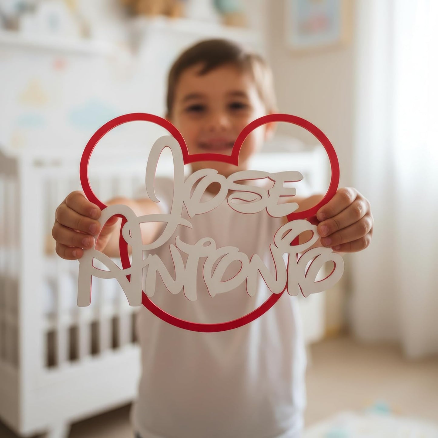Silueta de Mickey con Nombre