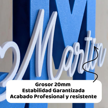 Letra decorativa personalizada con nombre – Regalo infantil único