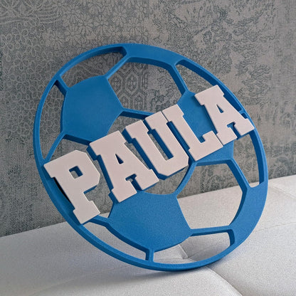 Pelota de Fútbol decorativa con nombre